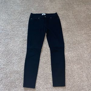 PAIGE Ultra Skinny Black Jeans